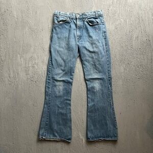 Vintage Levi's 646 Jeans Mens 30x30 Blue 1970s Bootcut Orange Tab